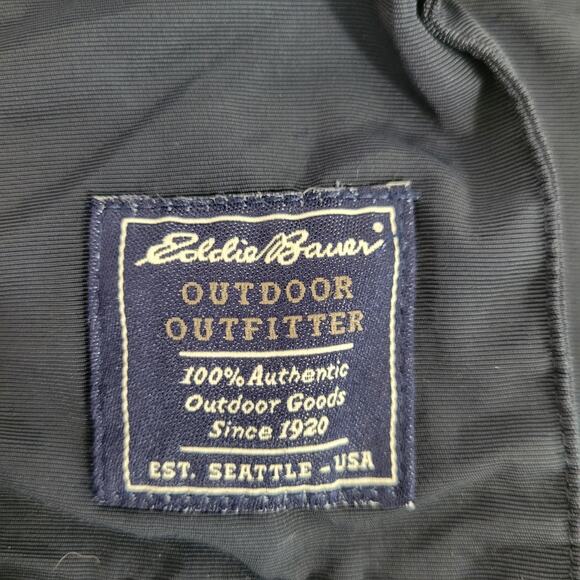 Eddie Bauer Men's Full Zip Jacket Outdoor Outfitter Size XL Navy Blue Travel - Picture 5 of 16